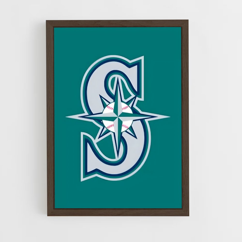 Poster Seattle mariners Pacifique – affiche Baseball (vue 5)